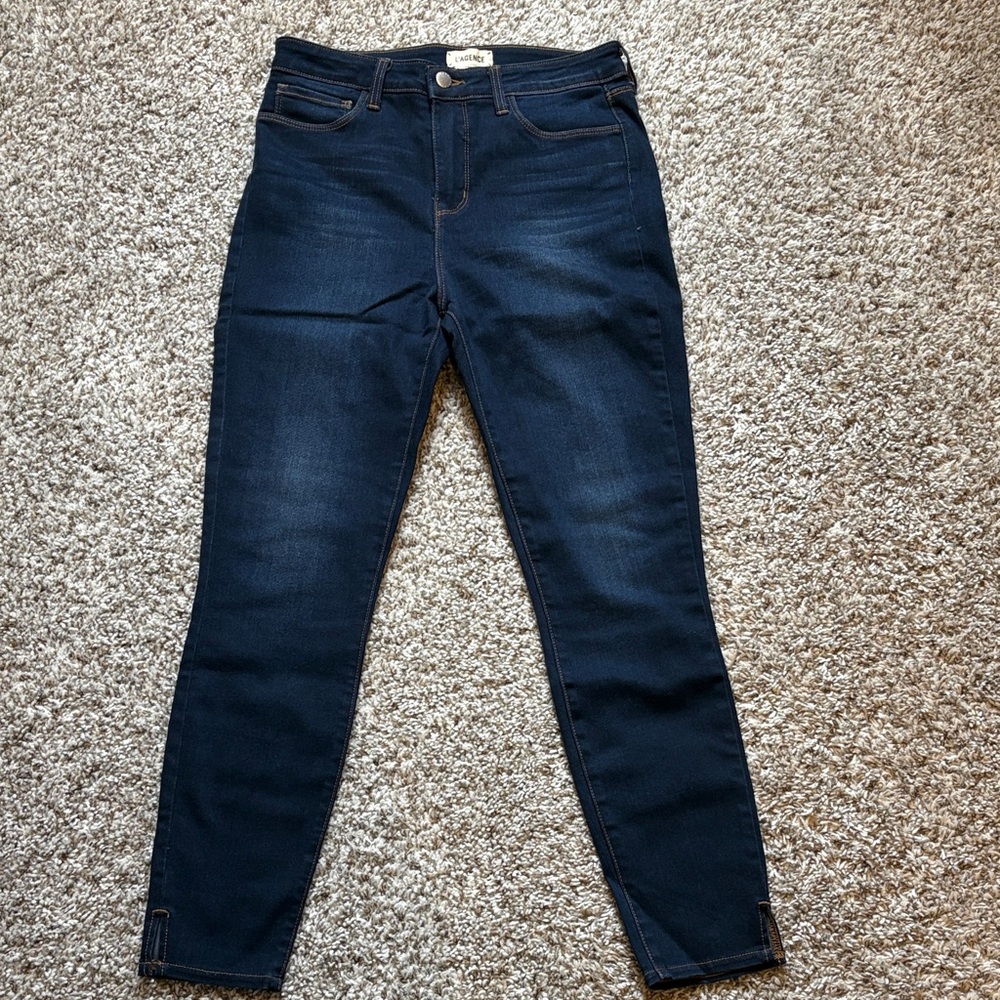 L'AGENCE Midnight Blue Skinny Jeans